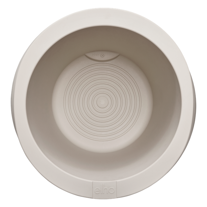 swirl 47cm linen white